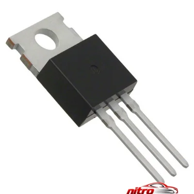 ترانزیستور NPN BD243C - نمای جلو - طراحی و جزئیات کلیدی