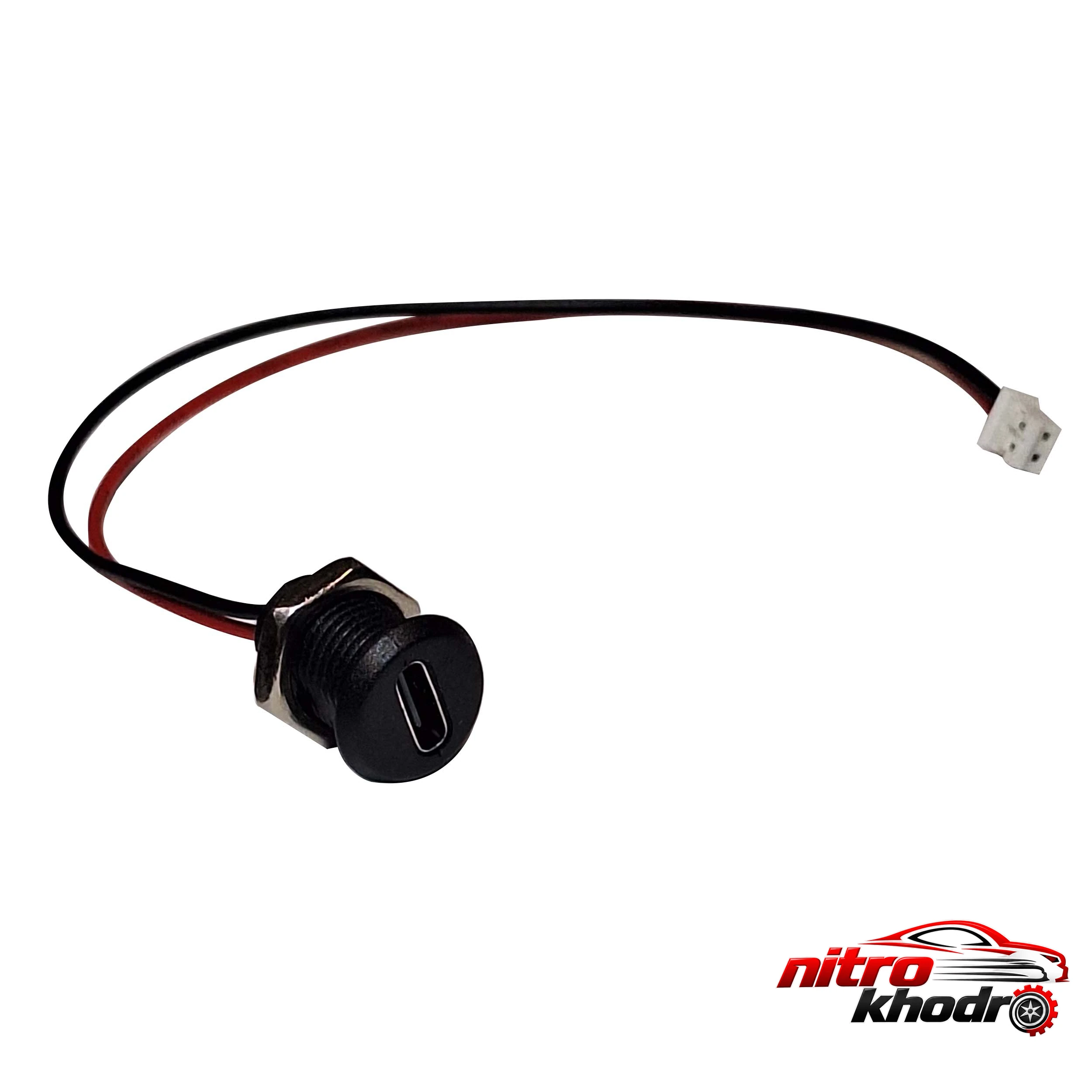 مادگی پنلی USB-C مدل KSRE-PUC مادگی USB-C پنلی - نمای جلو - طراحی و جزئیات کلیدی