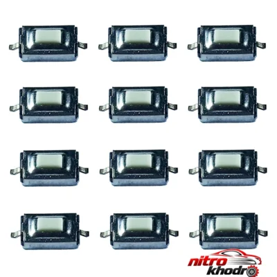 میکروسوئیچ TMS-632 - نمای جلو - طراحی و جزئیات کلیدی