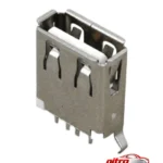 کانکتور USB ایستاده - نمای جلو - طراحی و جزئیات کلیدی
