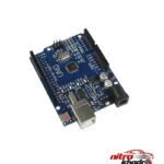 نمای بسته بندی برد آردوینو مدل UNO R۳ ATmega۳۲۸P-SMD اصل برچسب و بسته بندی