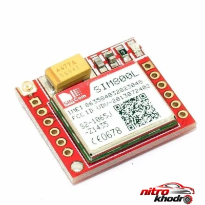 ماژول سیمکارتی SIM800L - نمای جلو - طراحی و جزئیات کلیدی