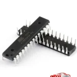 نمای بسته بندی آی سی اتمل مدل ATMEGA۸A-PU اصل برچسب و بسته بندی