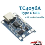 نمای بسته بندی ماژول شارژ باتری لیتیومی مدل TP-۴۰۵۶TYPEC اصل برچسب و بسته بندی