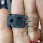 نمای کناری ترانزیستور اس تی مدل TIP۳۰۵۵ اصل پروفایل و ساختار