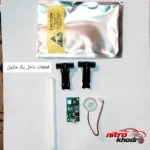 نمای کناری ماژول بخور سرد رطوبت ساز مدل پیزو Micro USB کد 5v پروفایل و ساختار