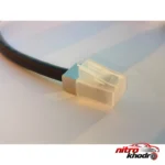 نمای جلو کانکتور شبکه پنلی مدل RJ-۴۵ اصل طراحی و جزئیات کلیدی