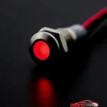 نمای جلو چراغ سیگنال مدل ۳V-۶V RED ۱۲mm اصل چیدمان صفحه و نشانگرها
