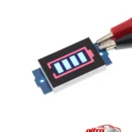 نمای کناری ماژول نمایش سطح شارژ باتری لیتیومی مدل MP-۳S اصل پروفایل و ساختار